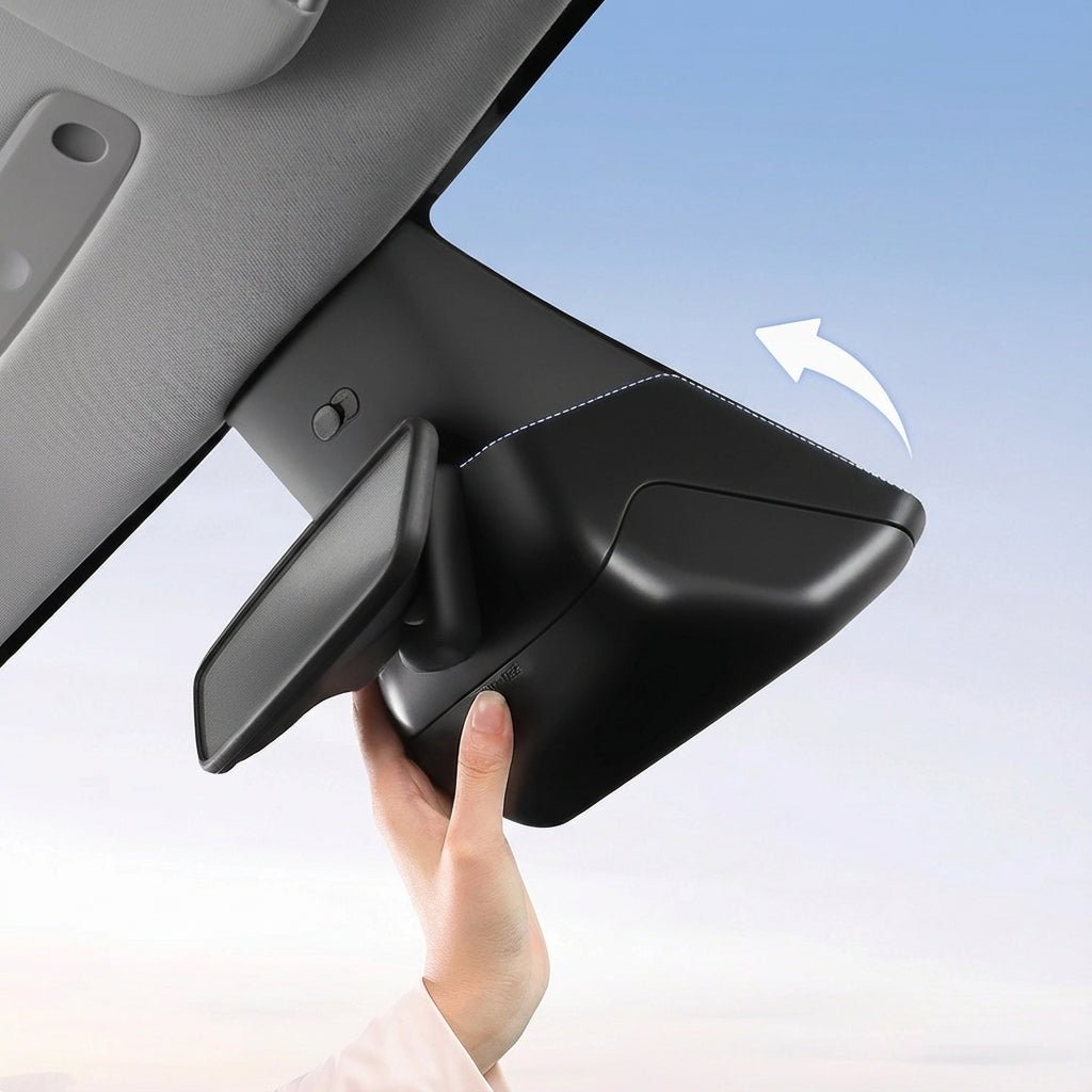Hidden Sunglass Storage for Model Y Juniper 2025+| Flocked ABS Storage Box