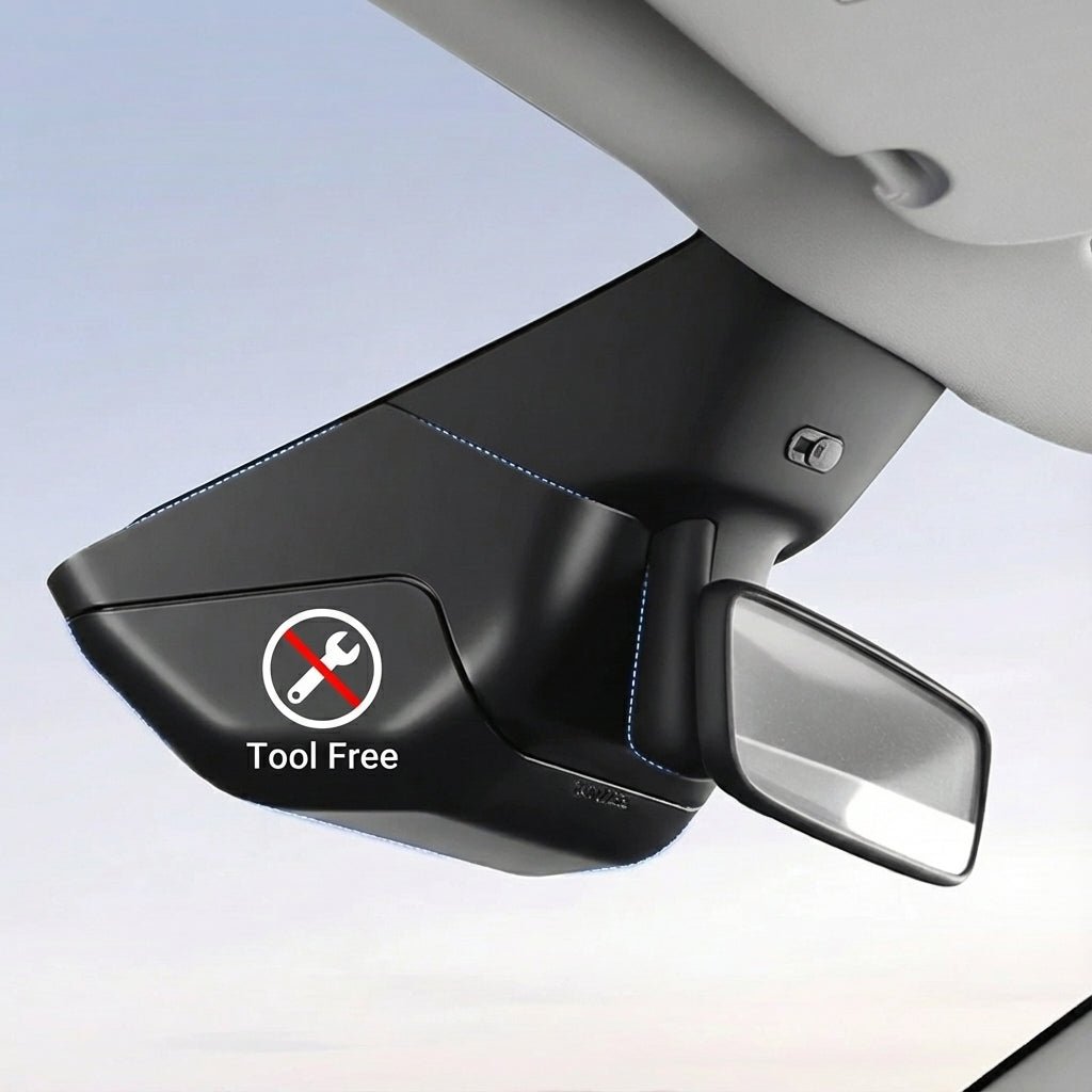 Hidden Sunglass Storage for Model Y Juniper 2025+| Flocked ABS Storage Box