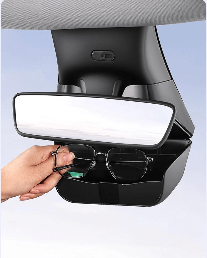 Hidden Sunglass Storage for Model Y Juniper 2025+| Flocked ABS Storage Box