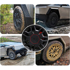Center Hub Caps for 20" Cyber Wheels for Cybertruck - Teskay3