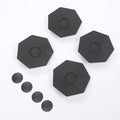 Center Hub Caps for 20" Cyber Wheels for Tesla Cybertruck (4pcs) Black