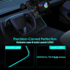 Laser-Carved Ambient Light for Model Y Juniper Wireless Charging Port