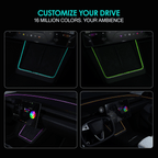 Laser-Carved Ambient Light for Model Y Juniper Wireless Charging Port