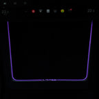 Laser-Carved Ambient Light for Model Y Juniper Wireless Charging Port