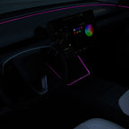 Laser-Carved Ambient Light for Model Y Juniper Wireless Charging Port