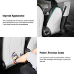 Lattice Leather Seat Back Protector for Tesla Model 3 & Model Y - Teskay