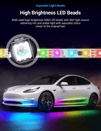 LED Chassis Ambient Lights for Tesla Model 3/Y (4PCS)