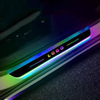 LED Illuminated Door Sill Protector for Tesla Cybertruck - Teskay