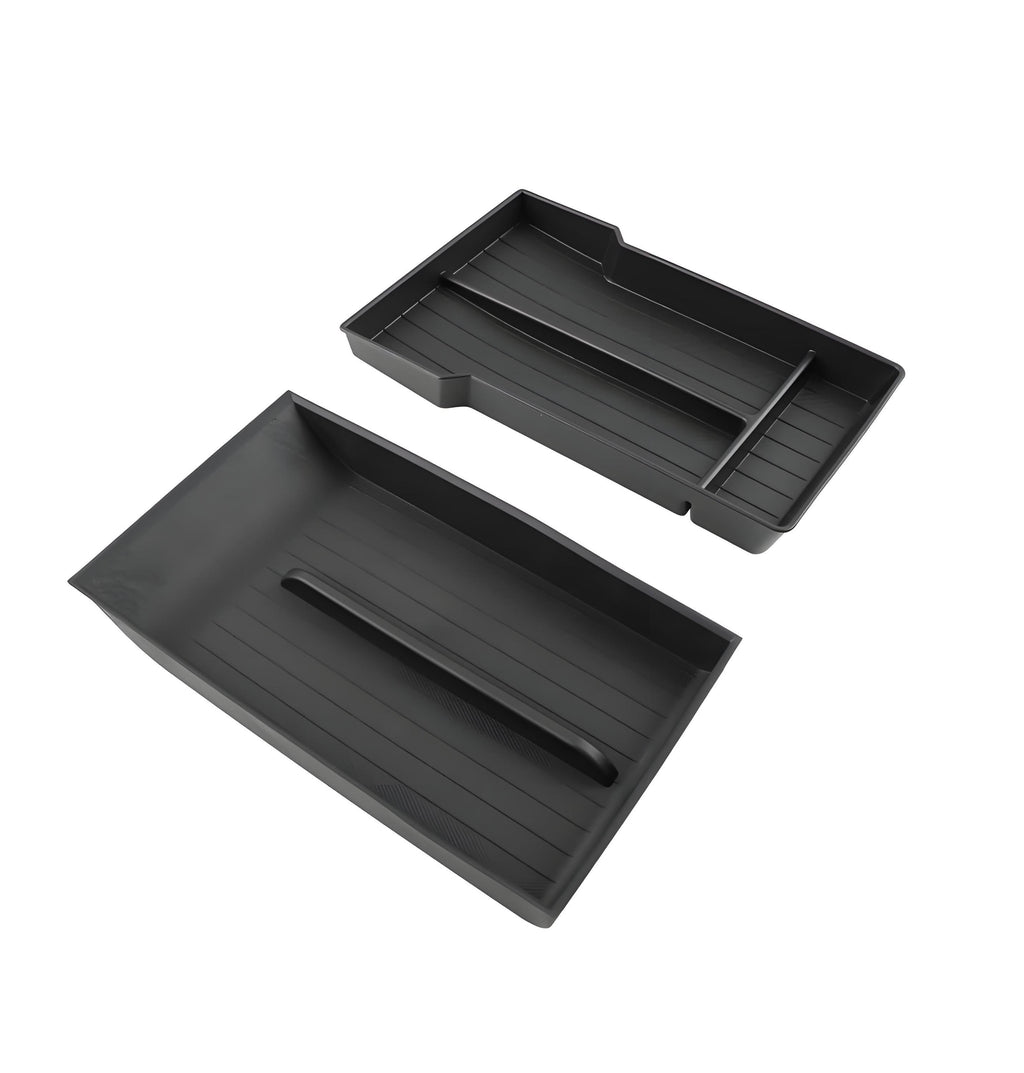 Lower Center Console Storage Organizer for Model Y Juniper 2PCS (Center Console + Armrest Box)