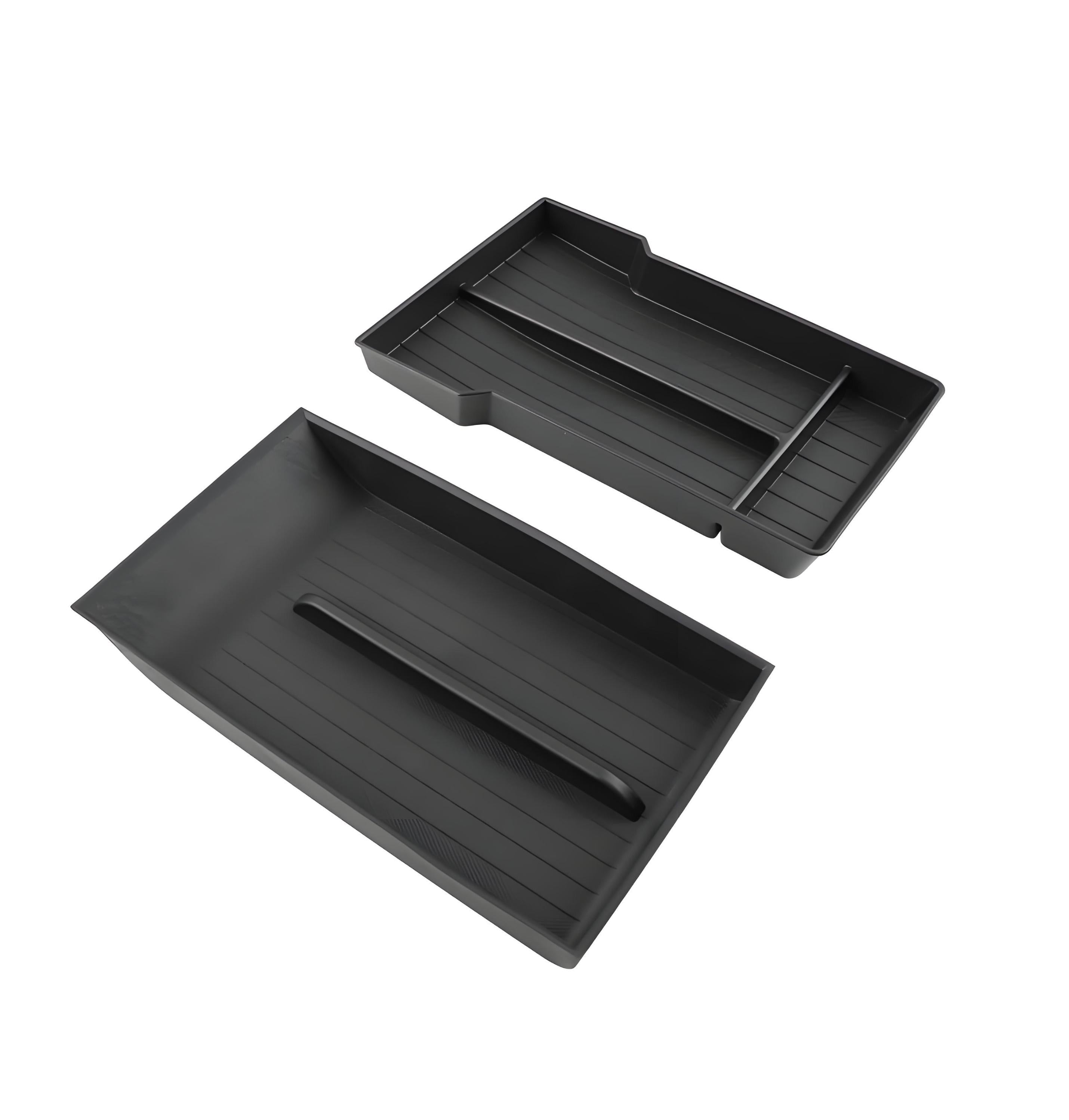 Lower Center Console Storage Organizer for Model Y Juniper 2PCS (Center Console + Armrest Box)