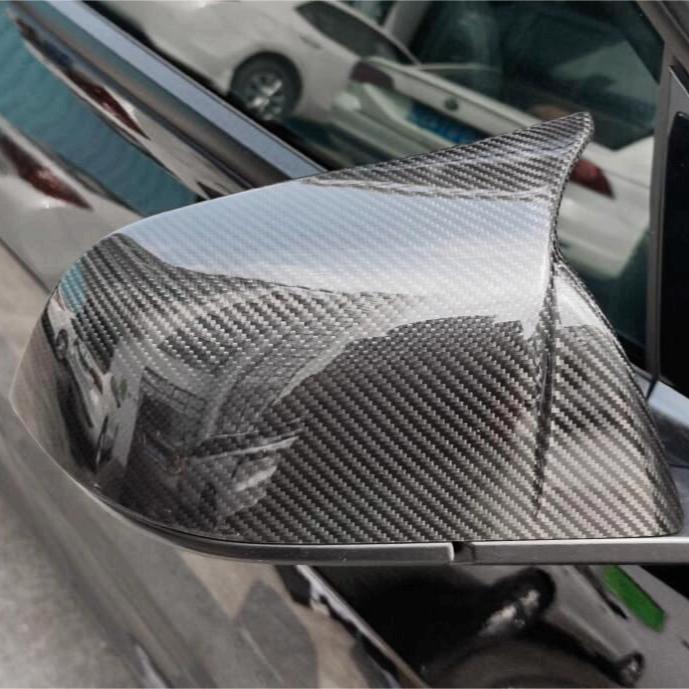 Carbon Fiber Sporty Mirror Caps for Model 3/Y - Teskay