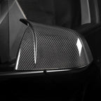 Carbon Fiber Sporty Mirror Caps for Model 3/Y - Teskay