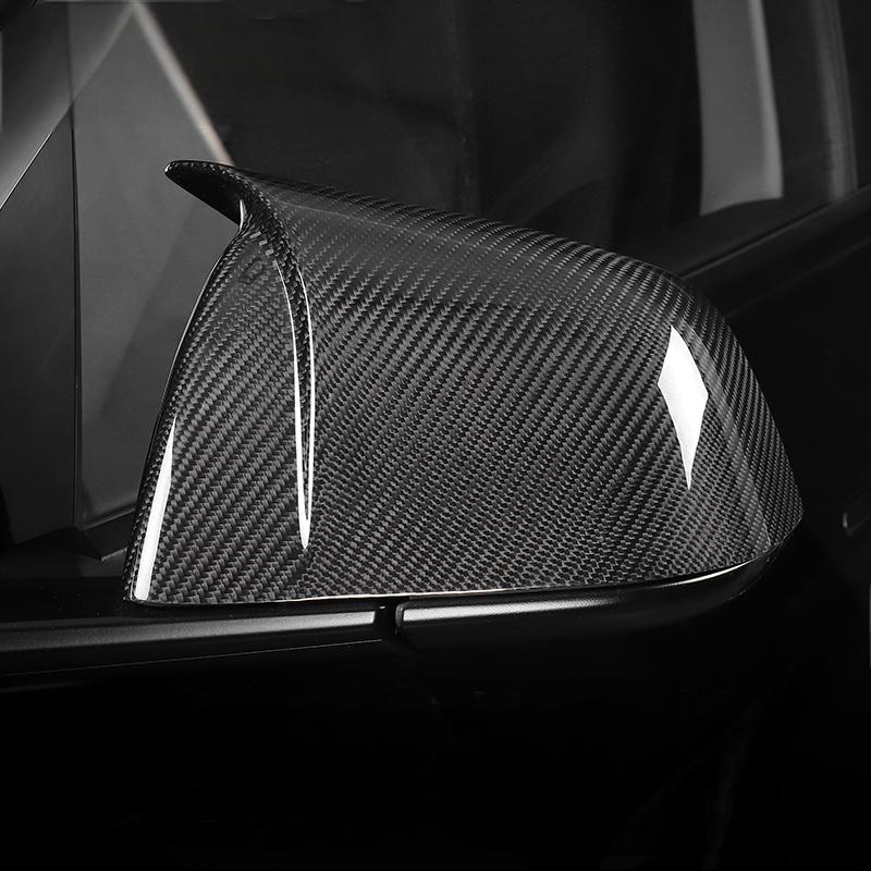Carbon Fiber Sporty Mirror Caps for Model 3/Y - Teskay