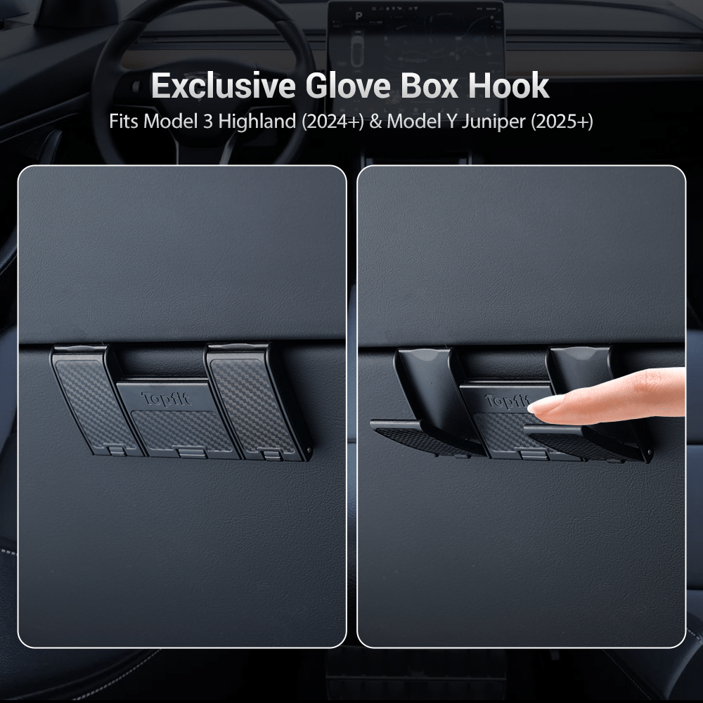 Model 3 Highland & Model Y Juniper Glove Box Hook