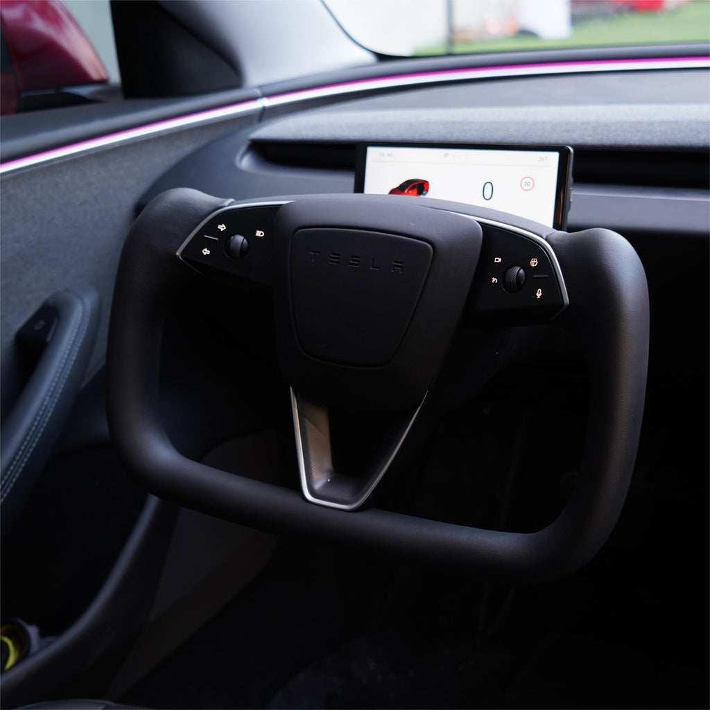 Juniper Yoke Plaid Steering Wheel for Model 3 Highland / Model Y - Teskay