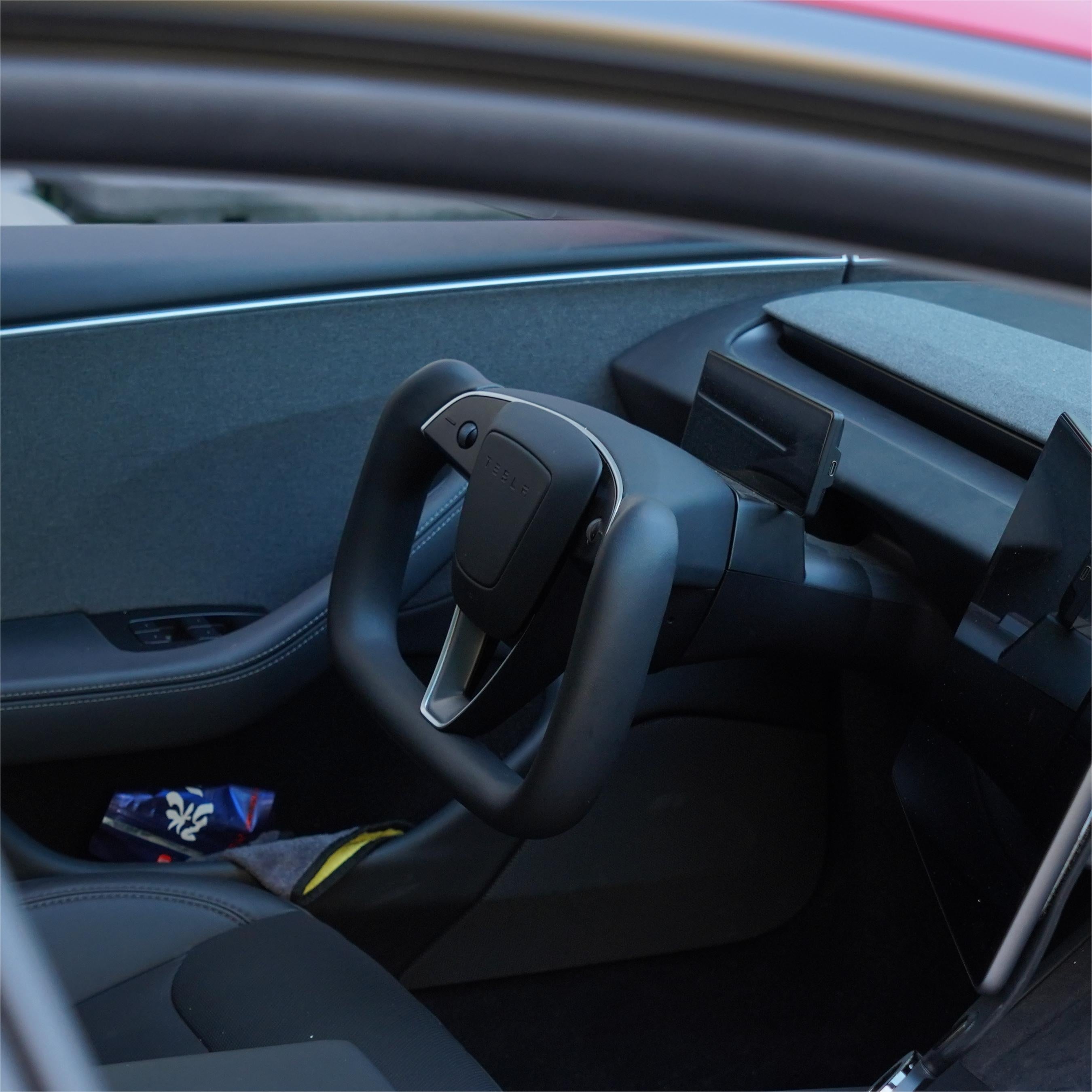 Juniper Yoke Plaid Steering Wheel for Model 3 Highland / Model Y - Teskay