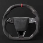 Sport Carbon Fiber Steering Wheel for Model 3 Highland/Model Y Juniper - Teskay