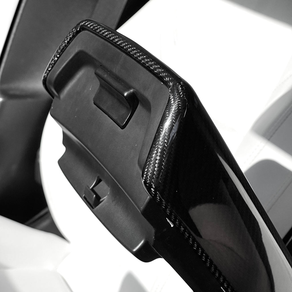 Dry Carbon Fiber Armrest Cover for Tesla Model 3/Y - Teskay