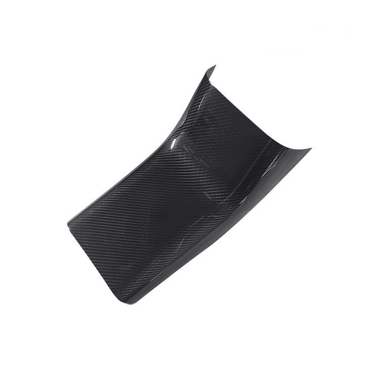 Carbon Fiber Backseat Center Console Base Cap for Tesla Model 3/Y - Teskay