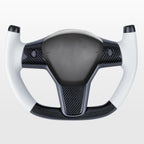 Modify Carbon Fiber Yoke-Style Steering Wheel for Tesla Model 3 / Y - Teskay