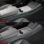 Carbon Fiber Center Console Side Trim for Tesla Model 3/Y - Teskay