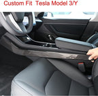 Carbon Fiber Center Console Side Trim for Tesla Model 3/Y - Teskay