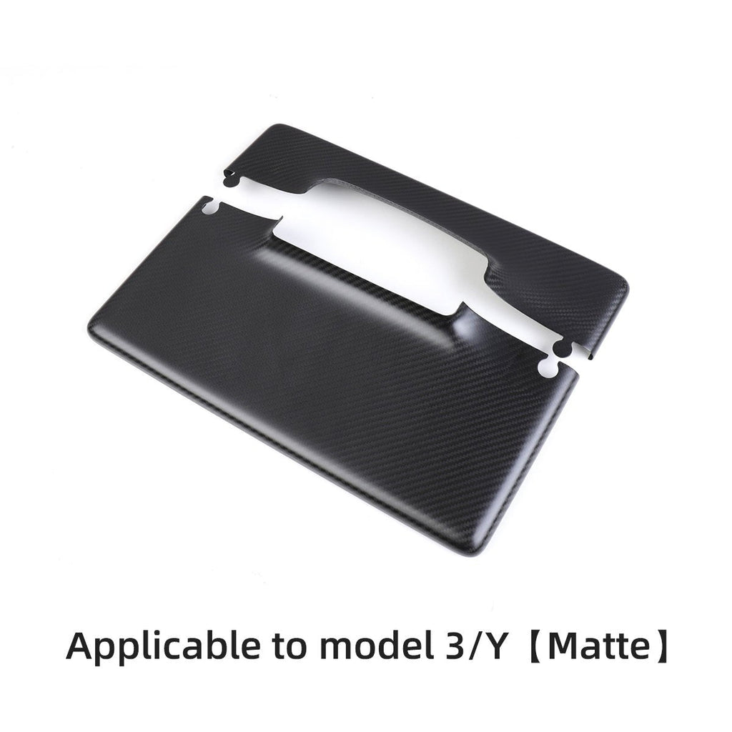 Carbon Fiber Display Cover for Tesla Model 3/Y - Teskay