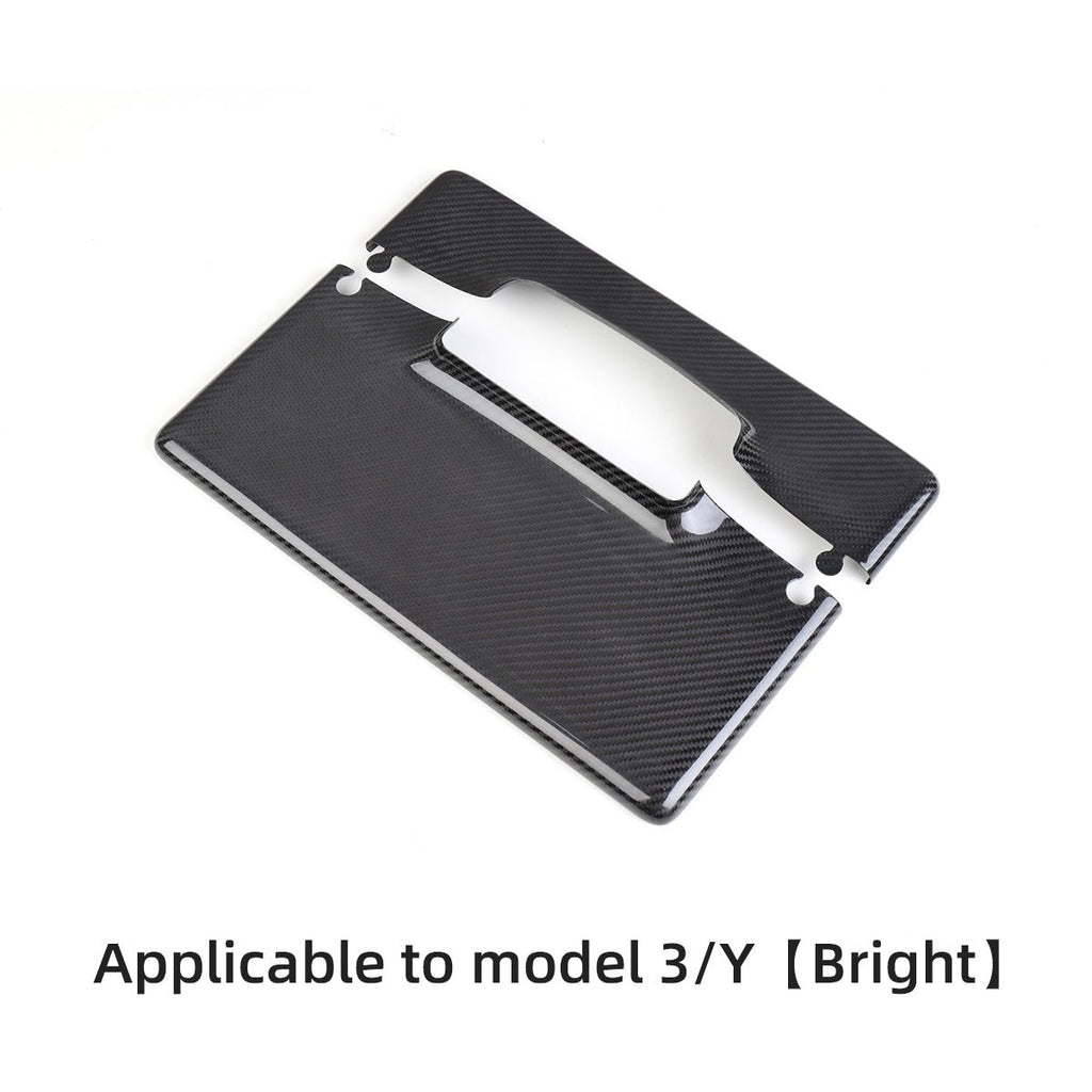 Carbon Fiber Display Cover for Tesla Model 3/Y - Teskay