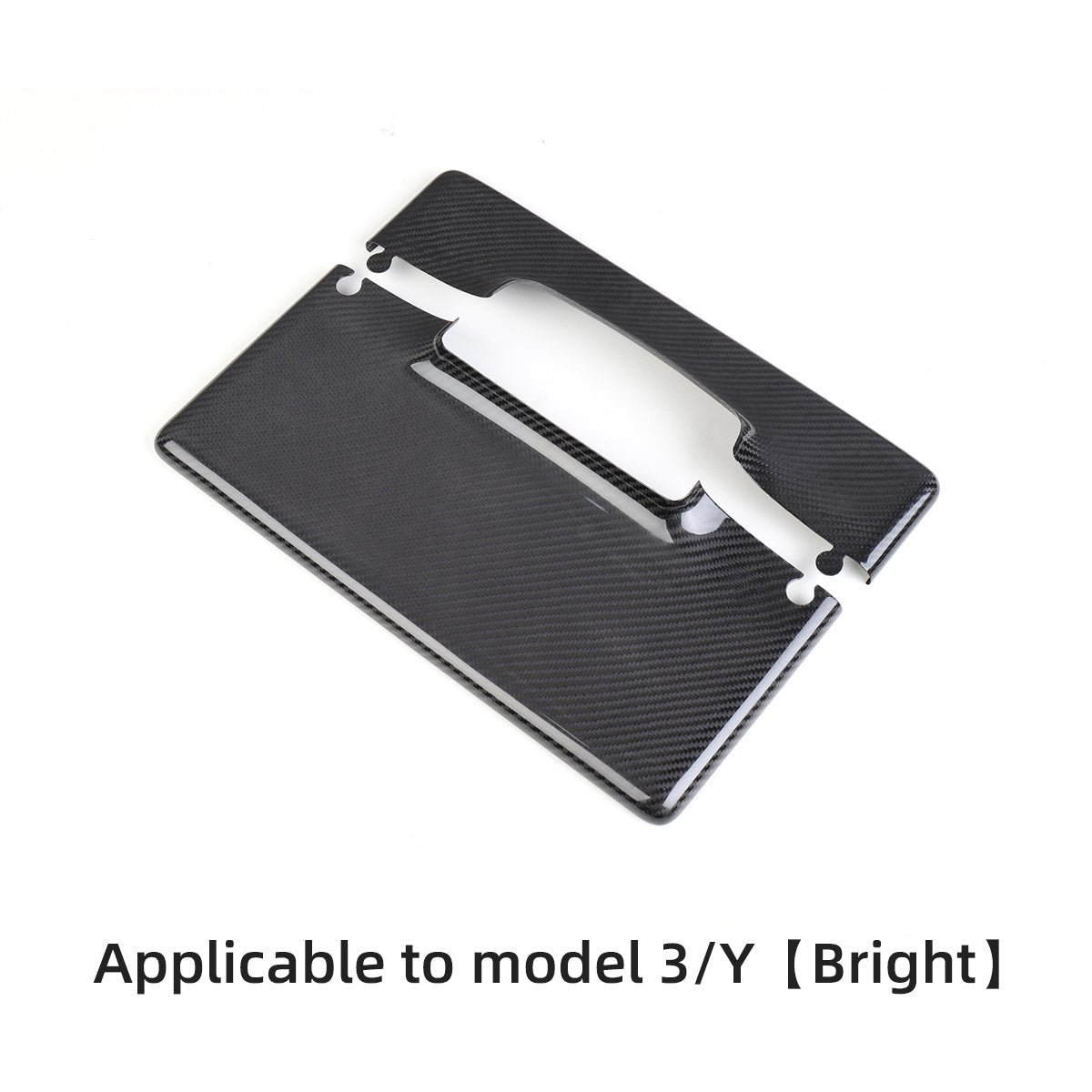 Carbon Fiber Display Cover for Tesla Model 3/Y - Teskay