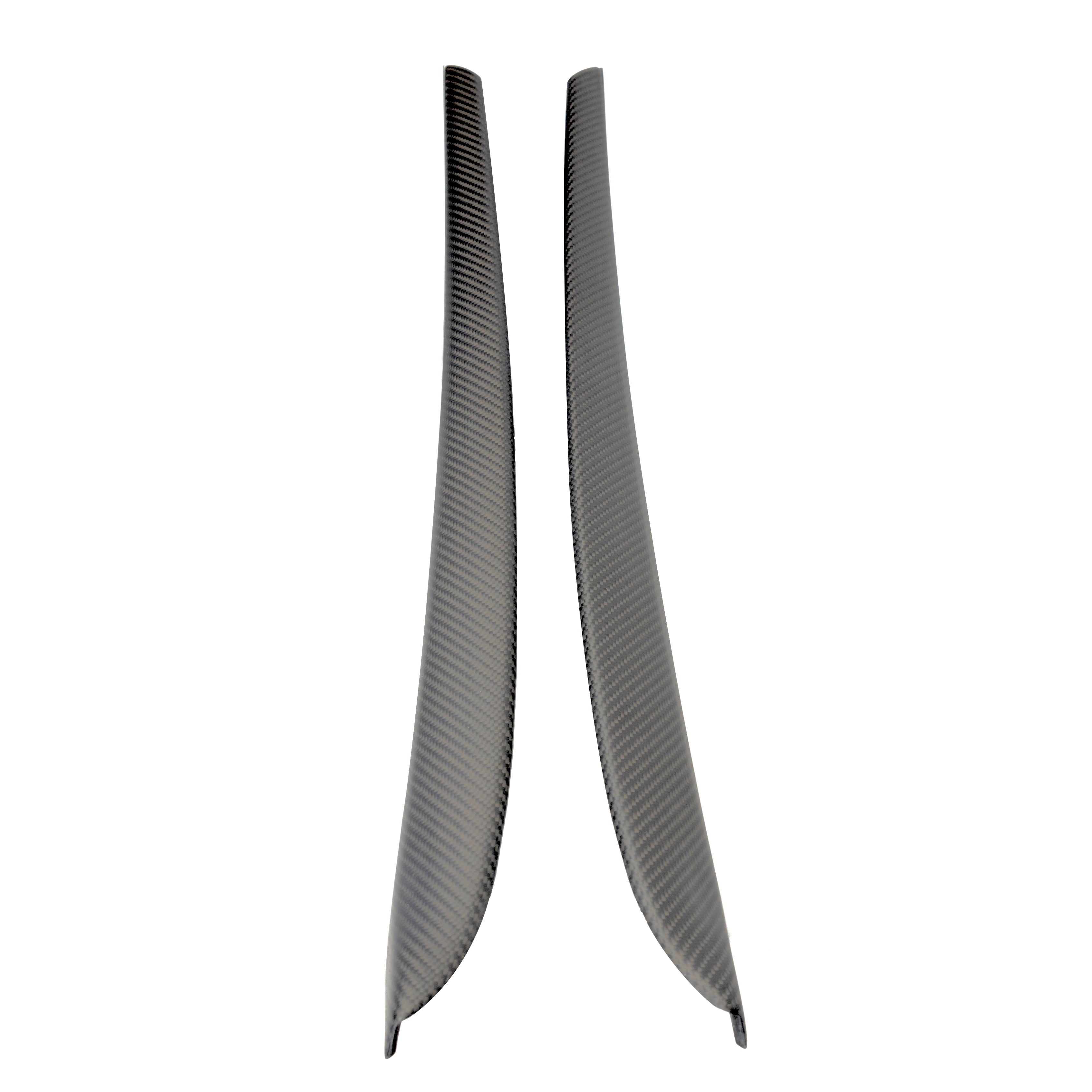 Tesla Model 3/Y Carbon Fiber Door Panel Trim (2pcs) - Teskay