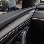 Tesla Model 3/Y Carbon Fiber Door Panel Trim (2pcs) - Teskay