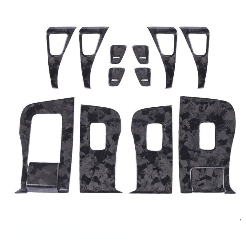 Model 3/Y Carbon Fiber Window & Door Switch Covers (LHD & RHD)