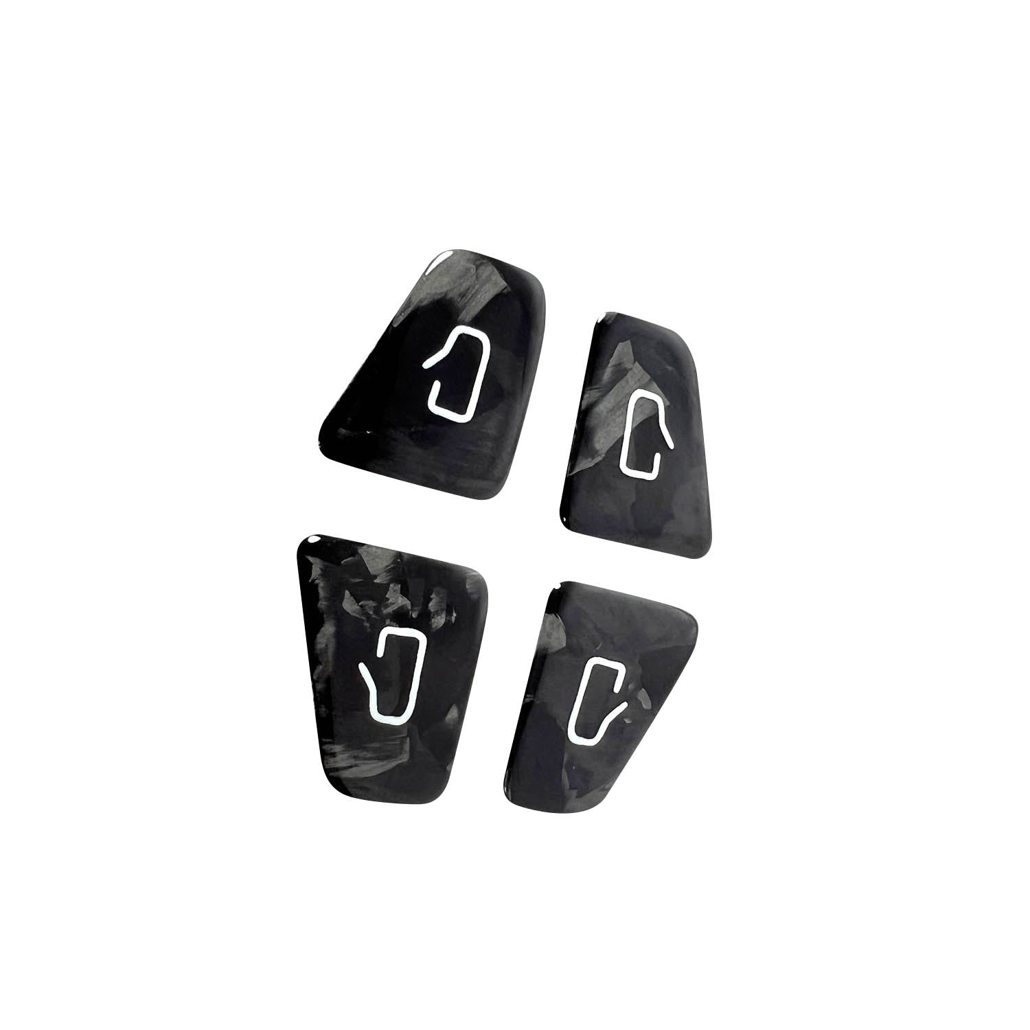 Model 3/Y Carbon Fiber Window & Door Switch Covers (LHD & RHD) - Teskay