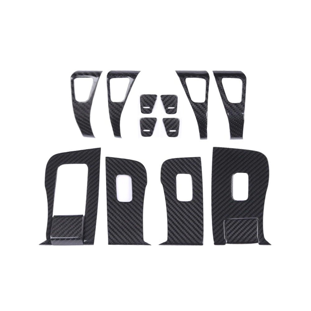 Model 3/Y Carbon Fiber Window & Door Switch Covers (LHD & RHD) - Teskay
