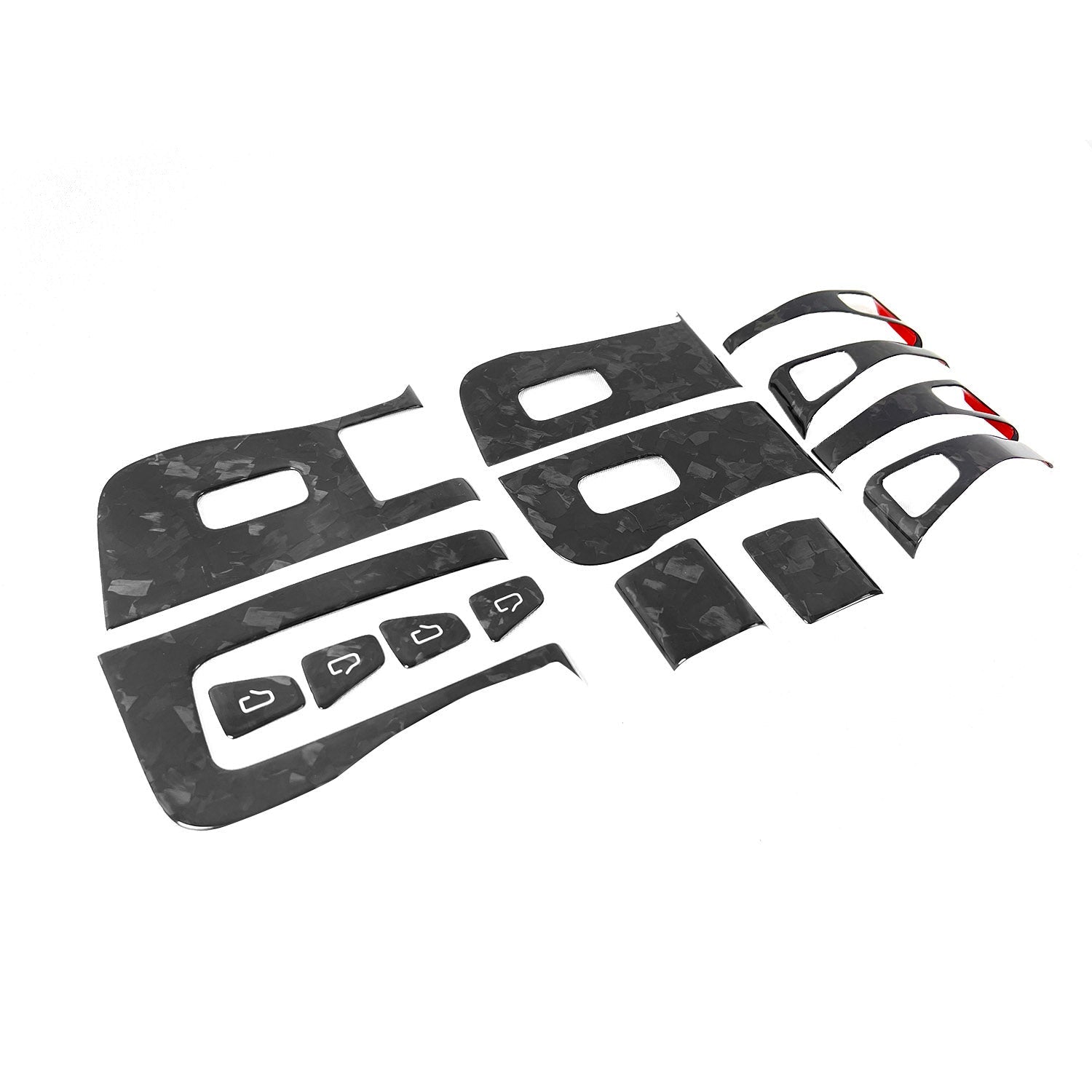 Model 3/Y Carbon Fiber Window & Door Switch Covers (LHD & RHD) - Teskay