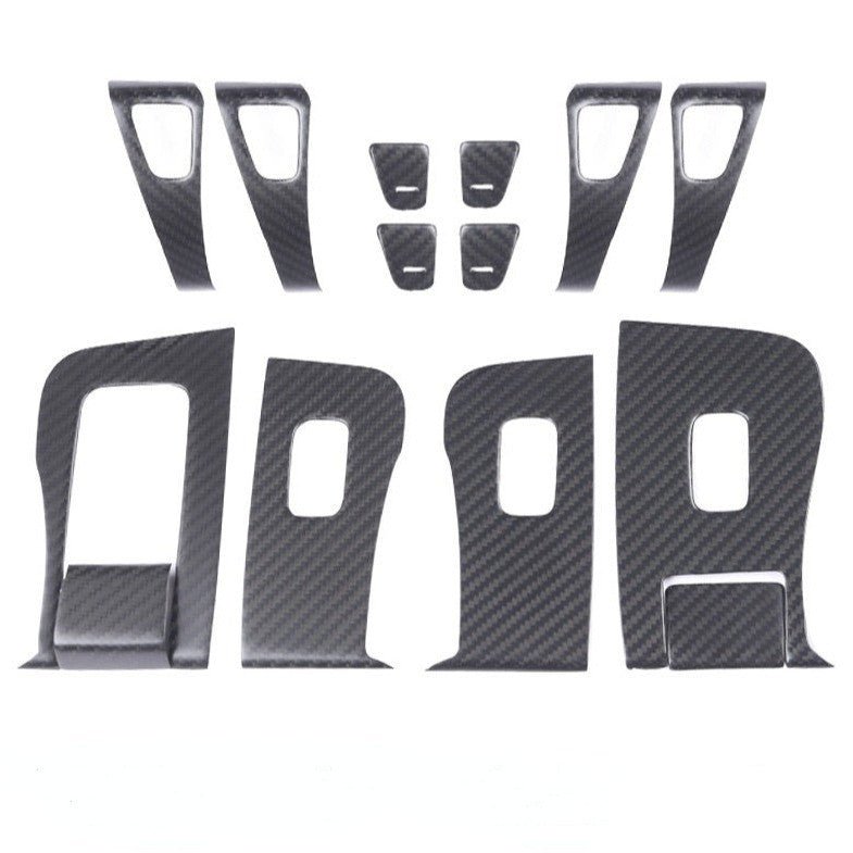 Model 3/Y Carbon Fiber Window & Door Switch Covers (LHD & RHD) - Teskay