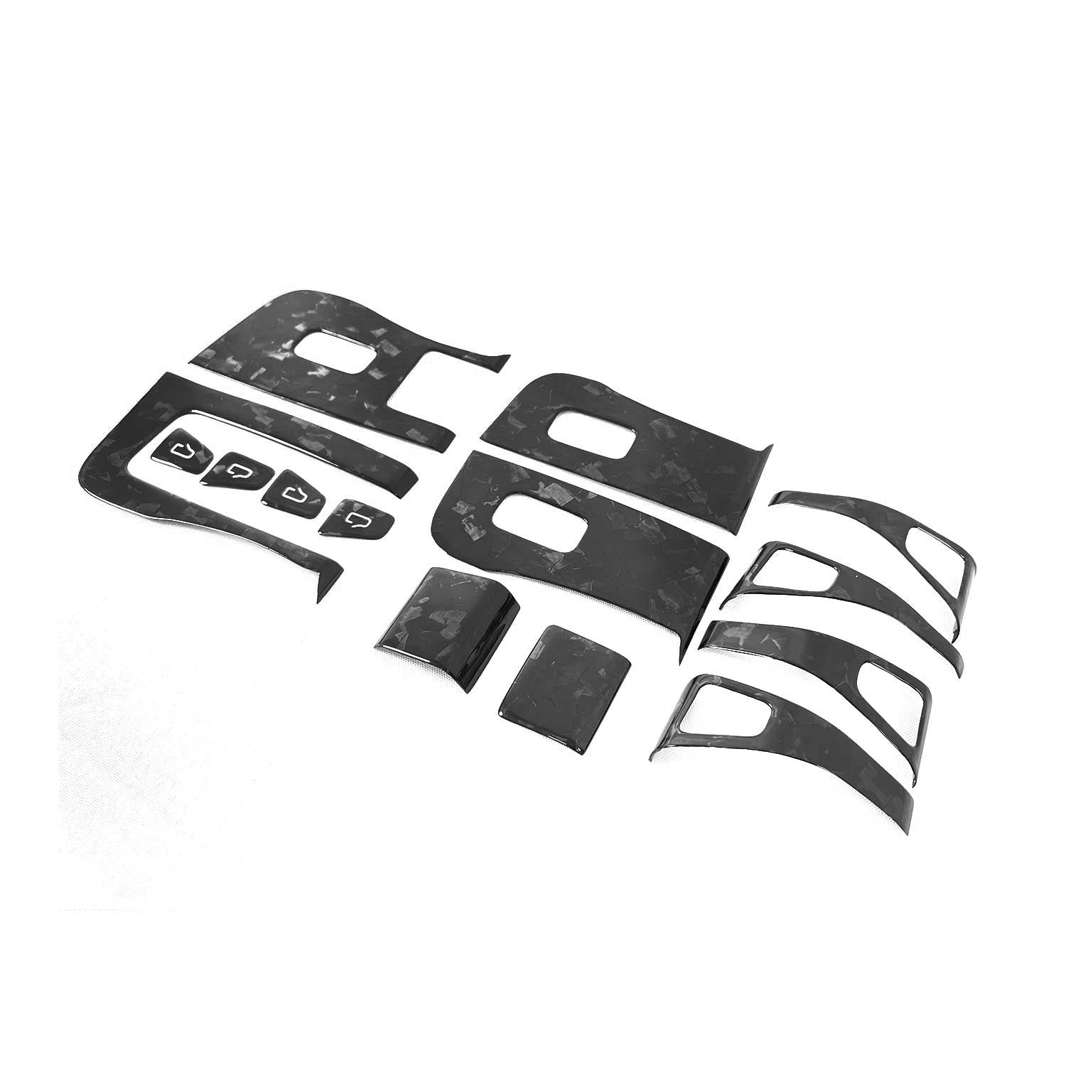 Model 3/Y Carbon Fiber Window & Door Switch Covers (LHD & RHD)