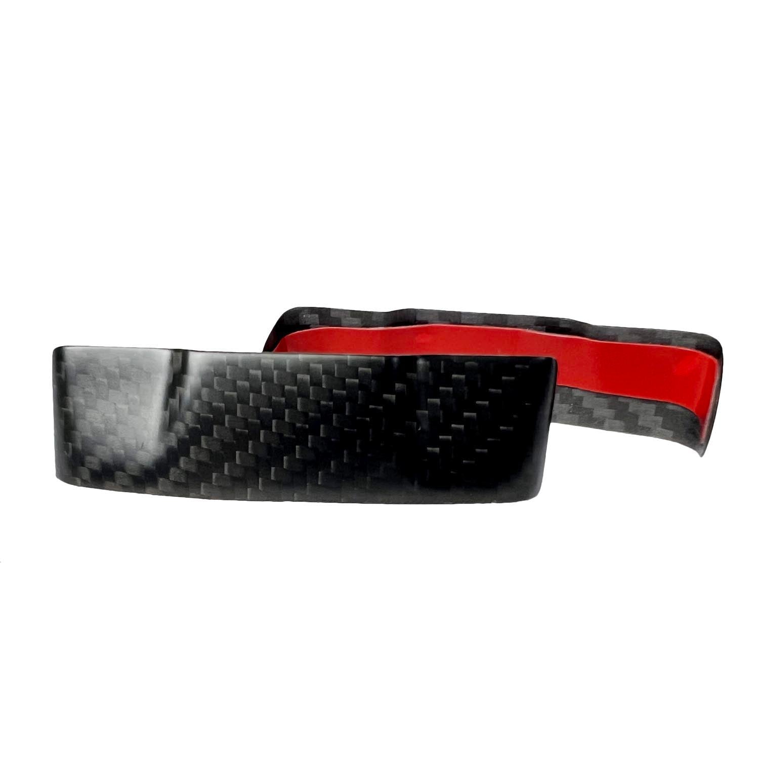 Tesla Model 3/Y Carbon Fiber Seat Belt Buckle Covers (2pcs) - Teskay