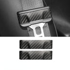 Tesla Model 3/Y Carbon Fiber Seat Belt Buckle Covers (2pcs) - Teskay