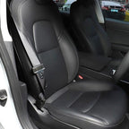 Tesla Model 3/Y Carbon Fiber Seat Belt Buckle Covers (2pcs) - Teskay