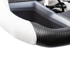 Sport Round Carbon Fiber Steering Wheel for Tesla Model 3/Y - Teskay