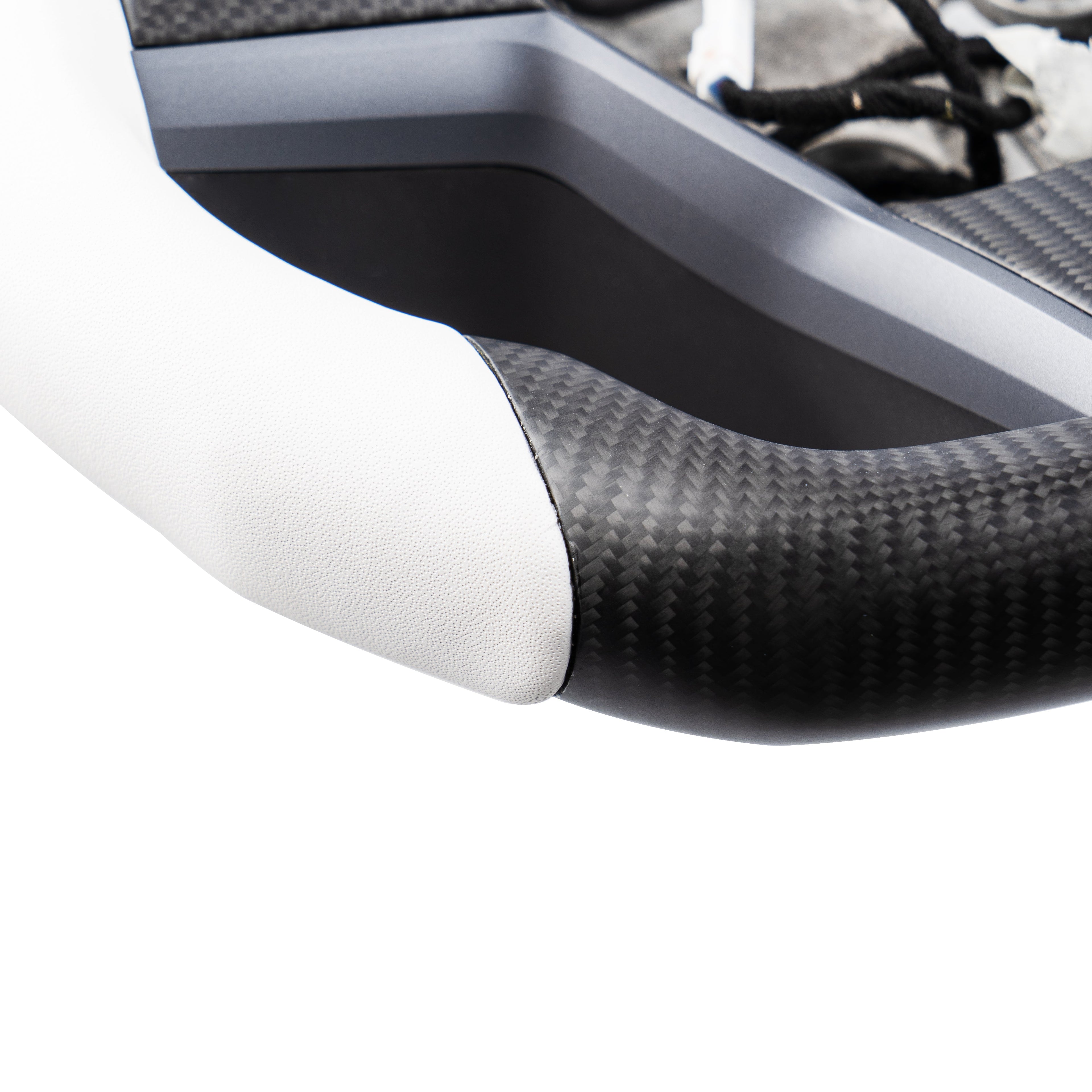 Sport Round Carbon Fiber Steering Wheel for Tesla Model 3/Y - Teskay