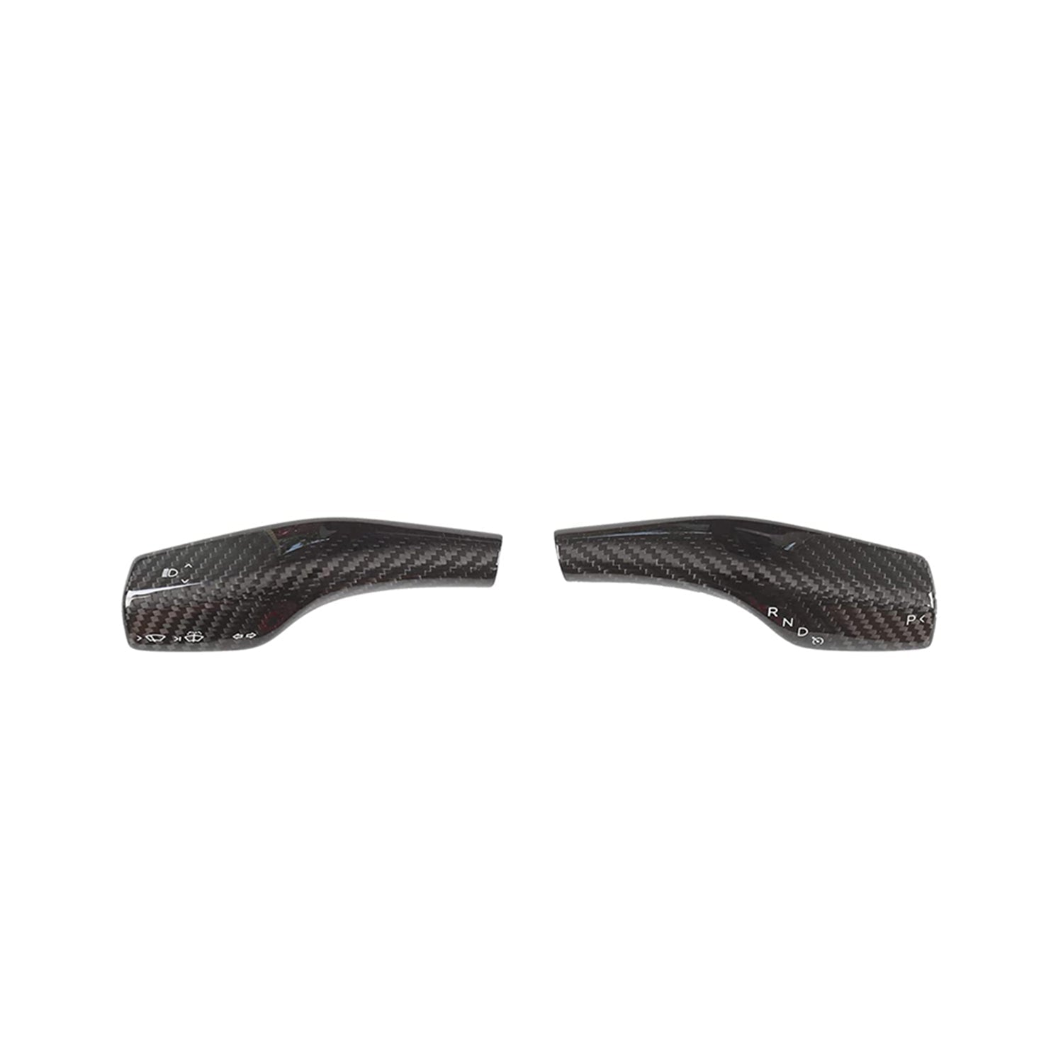 Model 3/Y Dry Carbon Fiber Stalk Turn Signal Covers - Teskay