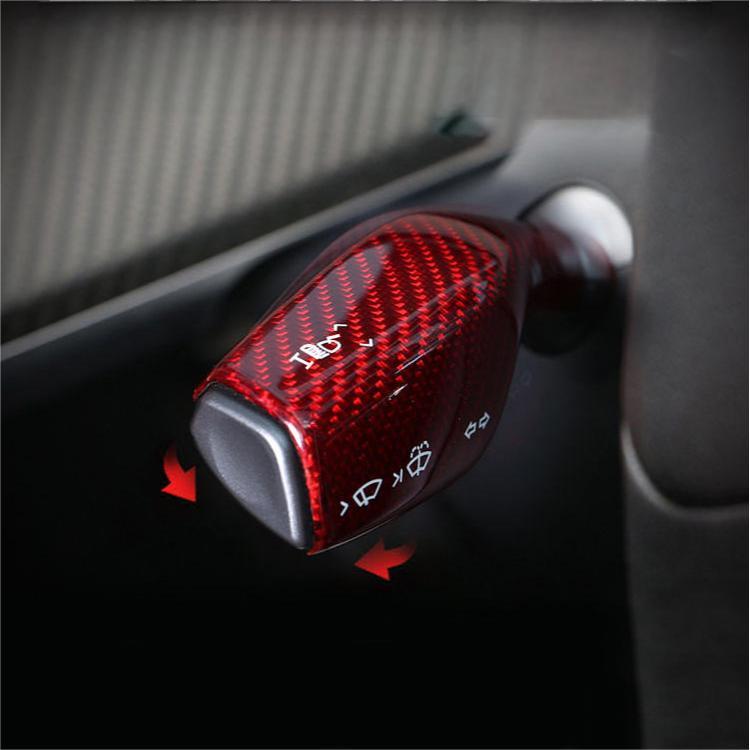 Model 3/Y Dry Carbon Fiber Stalk Turn Signal Covers - Teskay
