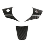 Carbon Fiber Steering Wheel Center Trim Cover for Tesla Model 3/Y  - Teskay