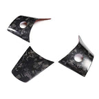 Carbon Fiber Steering Wheel Center Trim Cover for Tesla Model 3/Y  - Teskay