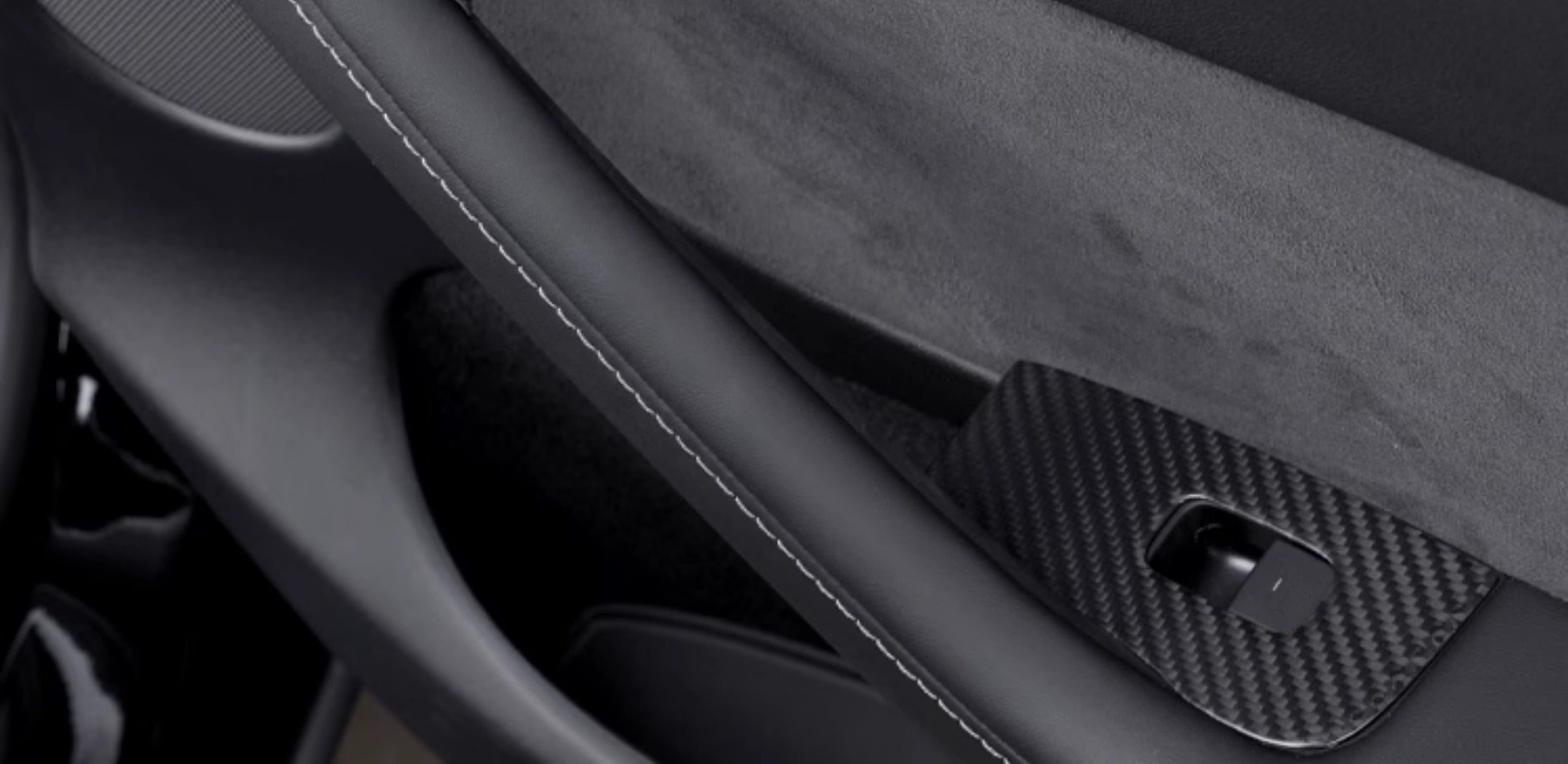 Model 3/Y Carbon Fiber Window & Door Switch Covers (LHD & RHD) - Teskay