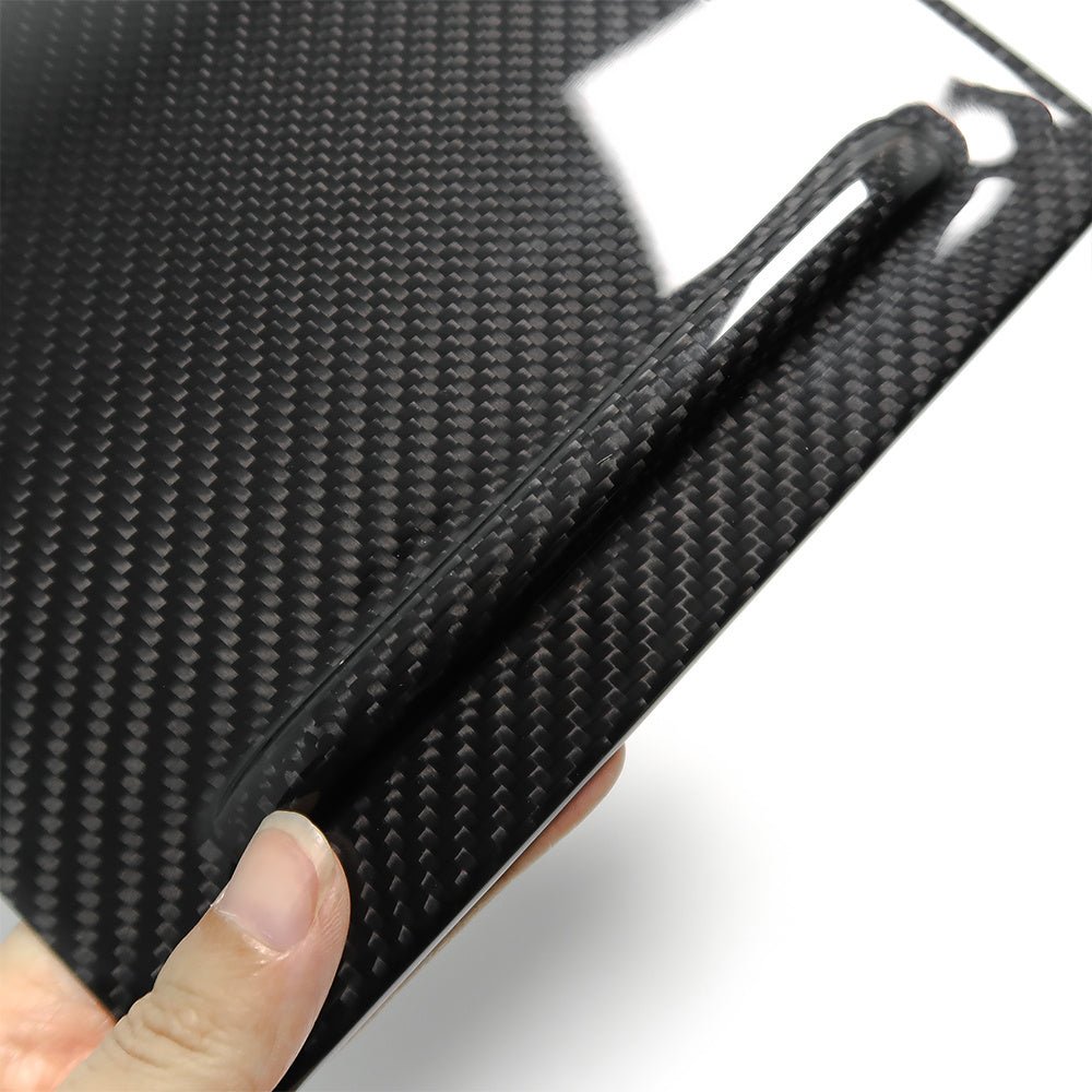 Real Molded Carbon Fiber Center Console Wrap for Tesla Model S/X - Teskay