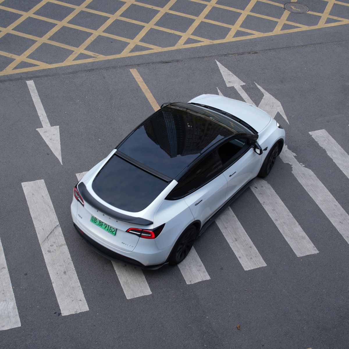 V-Style Carbon Fiber Spoiler for Model 3/Y - Teskay