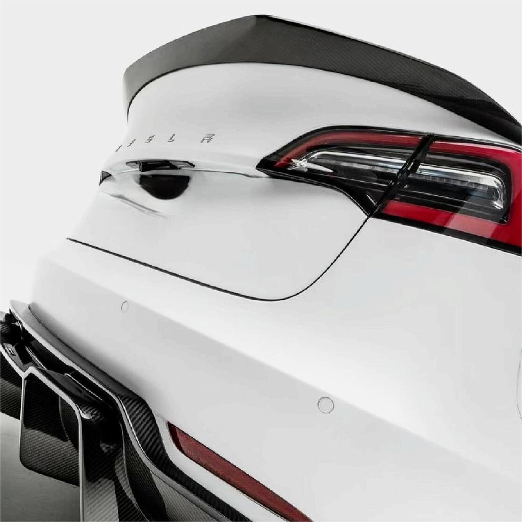 V-Style Carbon Fiber Spoiler for Model 3/Y - Teskay
